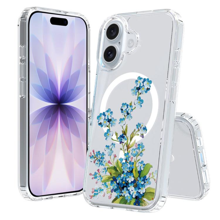 Custodia per telefono antiurto magnetica in TPU + PC con stampa a motivi., For iPhone 17