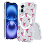 Custodia per telefono antiurto magnetica in TPU + PC con stampa a motivi., For iPhone 16 Plus