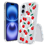 Custodia per telefono antiurto magnetica in TPU + PC con stampa a motivi., For iPhone 16 Plus