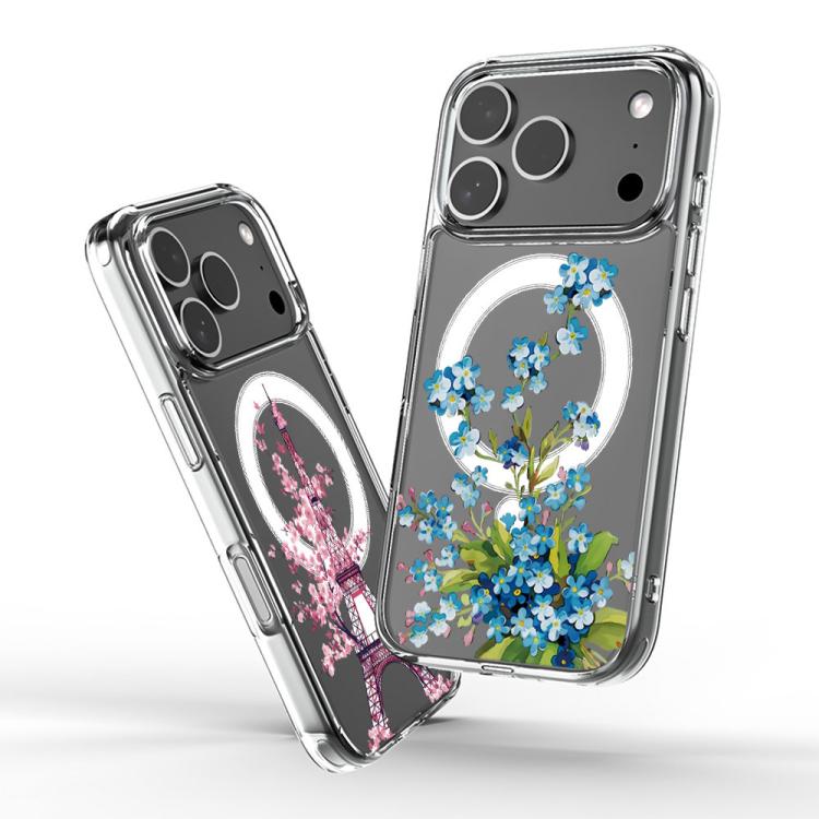 Custodia per telefono antiurto magnetica in TPU + PC con stampa a motivi., For iPhone 18 Pro Max / 17 Pro Max