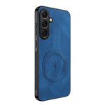 Custodia magnetica con texture Nappa per Samsung Galaxy A55 5G, A14 4G e A54 5G