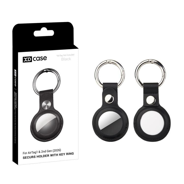 Custodia protettiva in ecopelle per AirTag 1st e 2nd Gen