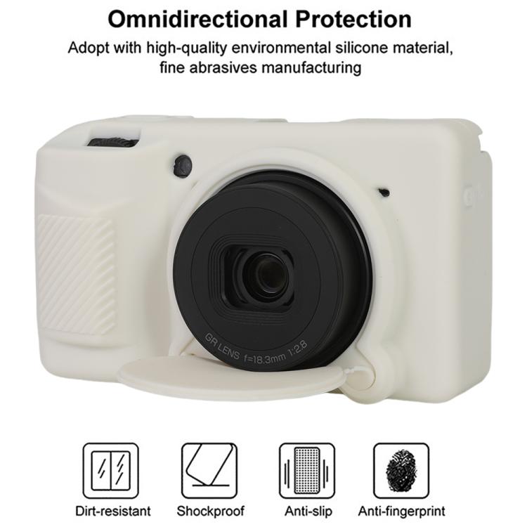 Custodia protettiva in morbido silicone per fotocamera, For Ricoh GR IV