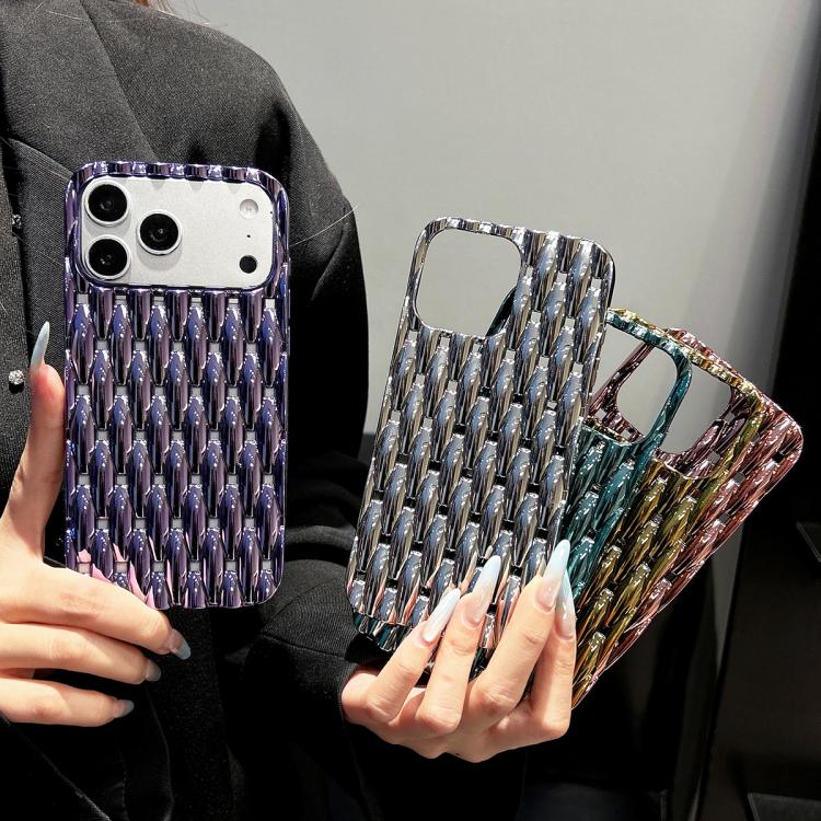 Custodia in TPU con texture attorcigliata per iPhone 16 Pro