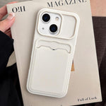 Custodia TPU con slot carte per iPhone 14
