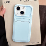 Custodia TPU con slot carte per iPhone 14