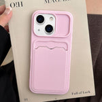 Custodia TPU con slot carte per iPhone 14