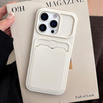 Custodia TPU con slot carte per iPhone 14