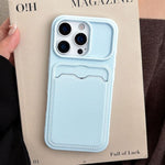 Custodia TPU con slot carte per iPhone 14