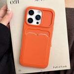 Custodia TPU con slot carte per iPhone 14