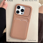 Custodia TPU con slot carte per iPhone 14