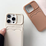 Custodia TPU con slot carte per iPhone 14