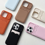 Custodia TPU con slot carte per iPhone 14