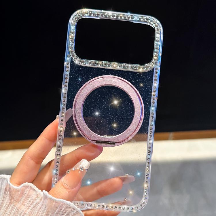 Custodia Diamond IMD con supporto magnetico per iPhone 15 Pro Max