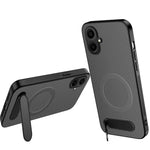 Custodia magnetica con supporto e texture in fibra di carbonio per Samsung