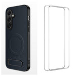 Custodia magnetica con supporto e texture in fibra di carbonio per e modelli