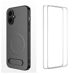Custodia magnetica con supporto e texture in fibra di carbonio per e modelli