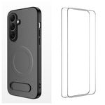 Custodia magnetica con supporto e pellicole per Samsung Galaxy S25+ 5G e modelli