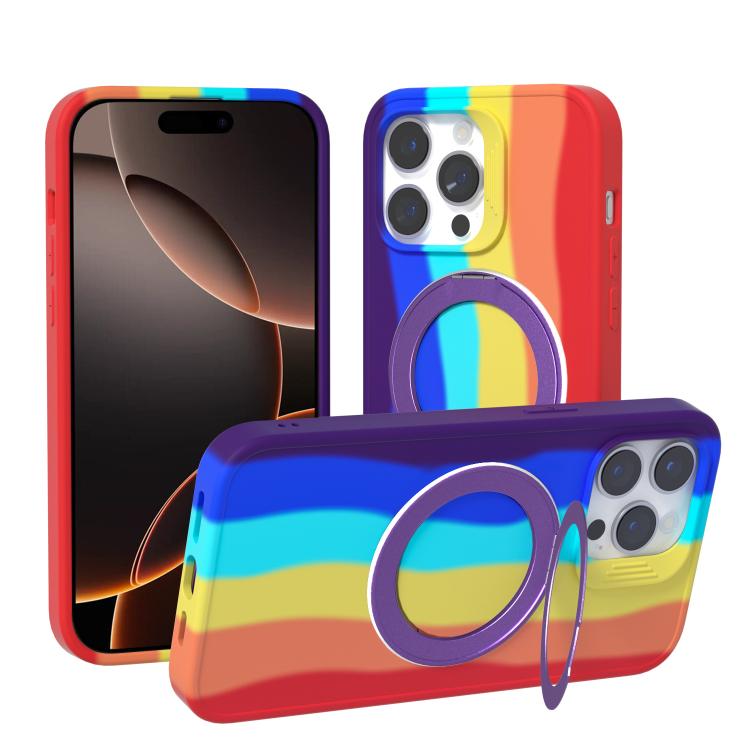 Custodia magnetica con anello girevole 360° per iPhone 16