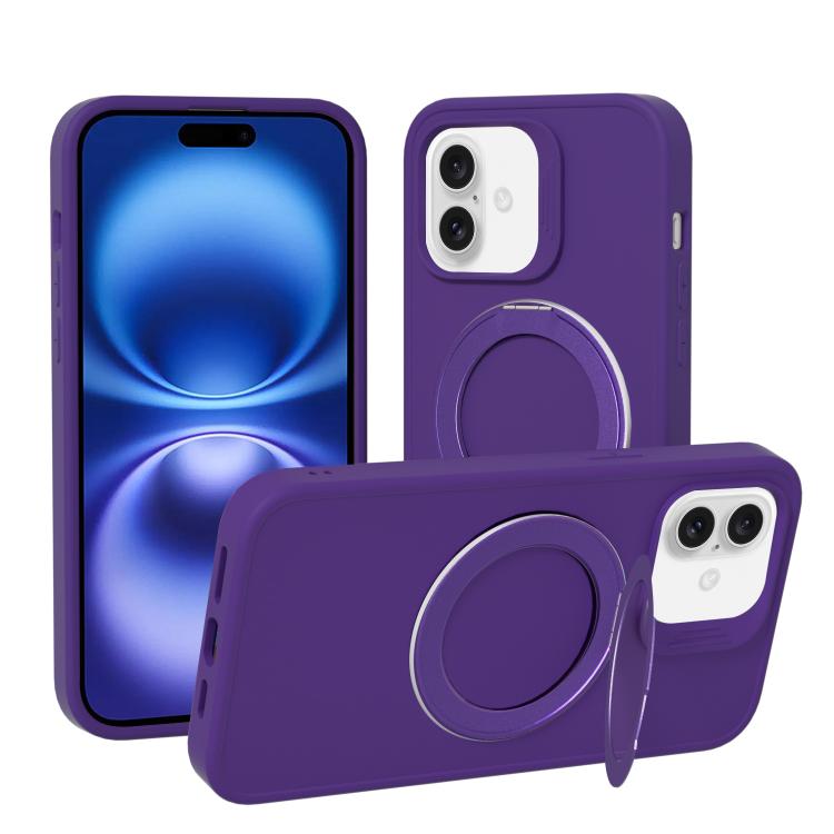 Custodia magnetica con anello girevole 360° per iPhone 16
