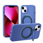 Custodia magnetica con anello girevole per iPhone 13 e 11