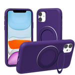 Custodia magnetica con anello girevole per iPhone 13 e 11