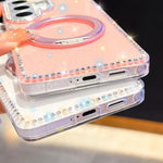 Custodia Diamond IMD con supporto magnetico per Samsung Galaxy A15 e A55 5G