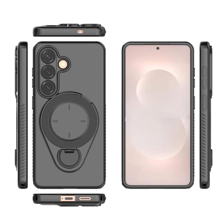 Custodia con anello di supporto e protezione schermo per Samsung Galaxy S26+