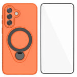 Custodia con anello di supporto e protezione schermo per Samsung Galaxy A37 5G