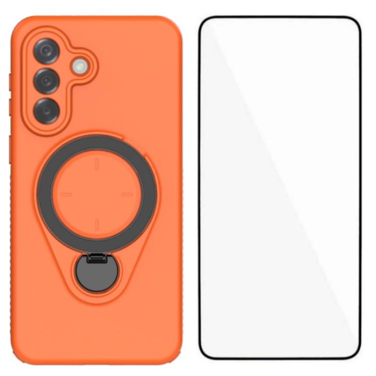 Custodia con anello di supporto e protezione schermo per Samsung Galaxy A37 5G