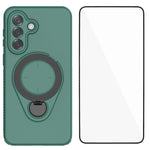 Custodia con anello di supporto e protezione schermo per Samsung Galaxy A37 5G