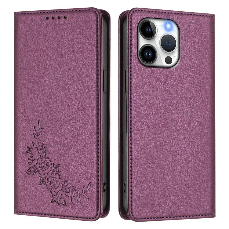 Custodia portafoglio magnetica in ecopelle per iPhone 14 Pro Max