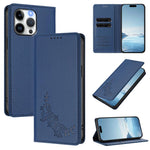 Custodia portafoglio magnetica in ecopelle per iPhone 14 Pro Max