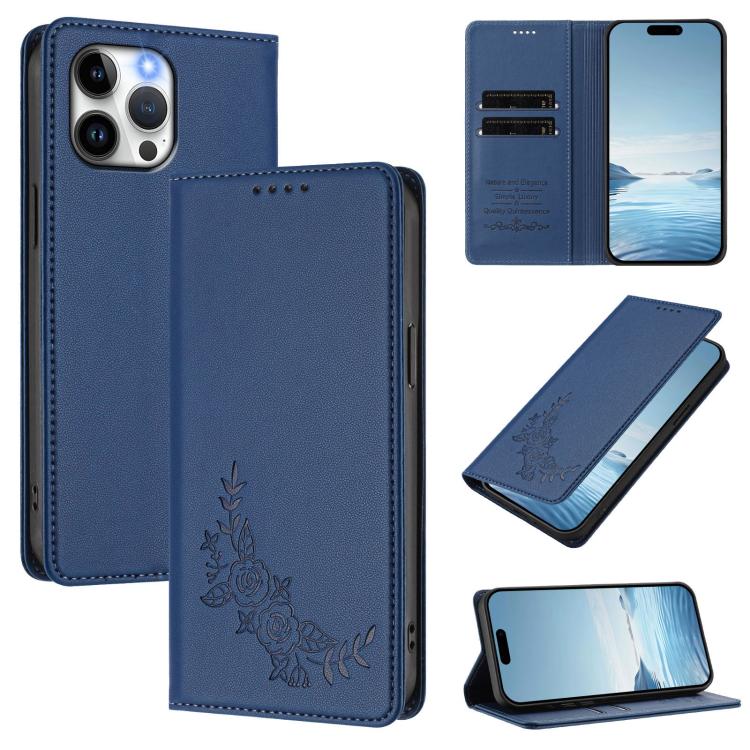 Custodia portafoglio magnetica in ecopelle per iPhone 14 Pro Max