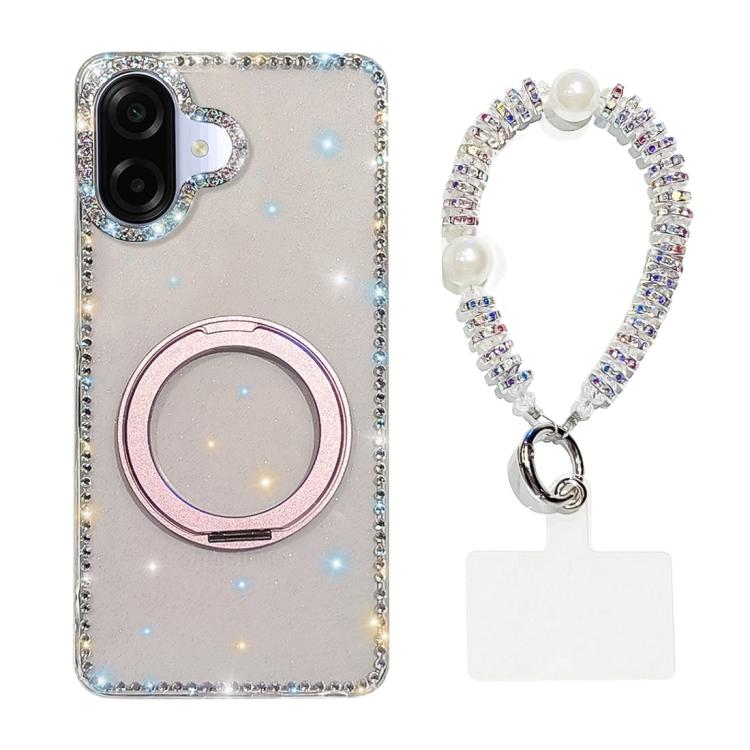 Custodia Diamond IMD con supporto magnetico per Samsung Galaxy A07 4G/5G e A17