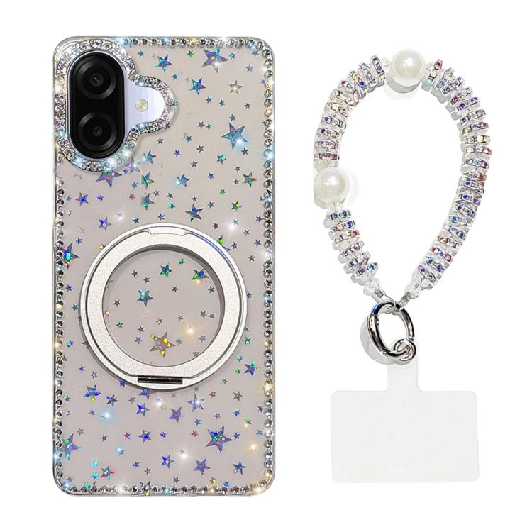 Custodia Diamond IMD con supporto magnetico per Samsung Galaxy A07 4G/5G e A17
