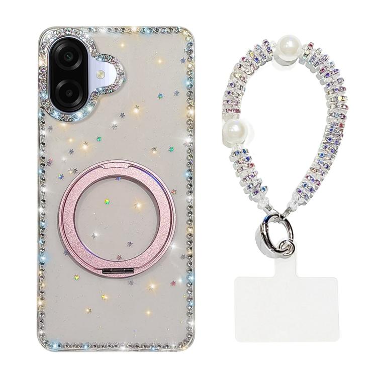 Custodia Diamond IMD con supporto magnetico per Samsung Galaxy A07 4G/5G e A17