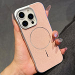 Custodia tessuto lino mezza copertura iPhone 14 Pro Max