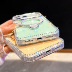 Custodia antiurto con strass per iPhone 13