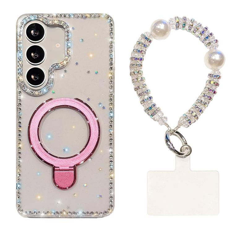 Custodia antiurto con bracciale e supporto magnetico per Samsung Galaxy S24 e