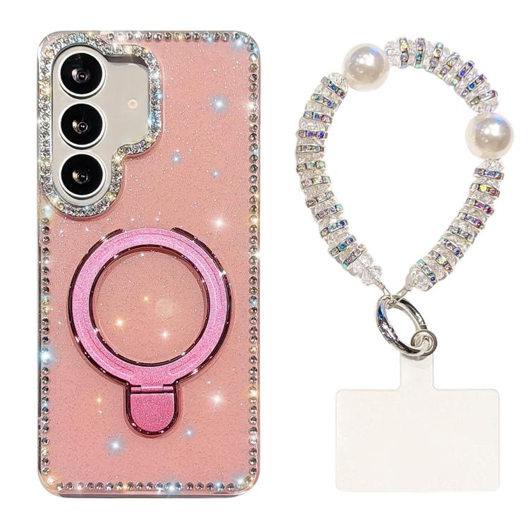 Custodia antiurto con bracciale e supporto magnetico per Samsung Galaxy S24 e