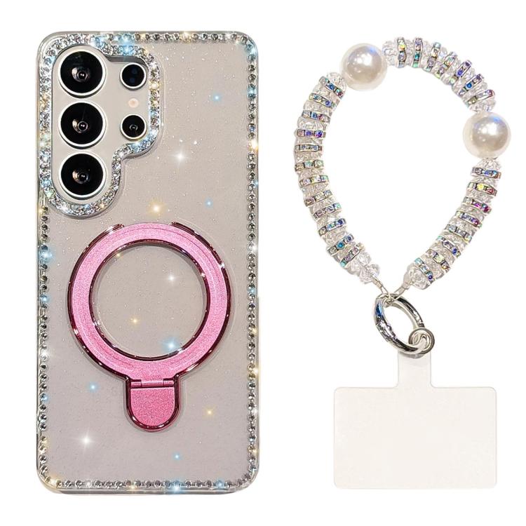 Custodia antiurto con bracciale e supporto magnetico per Samsung Galaxy S24 e