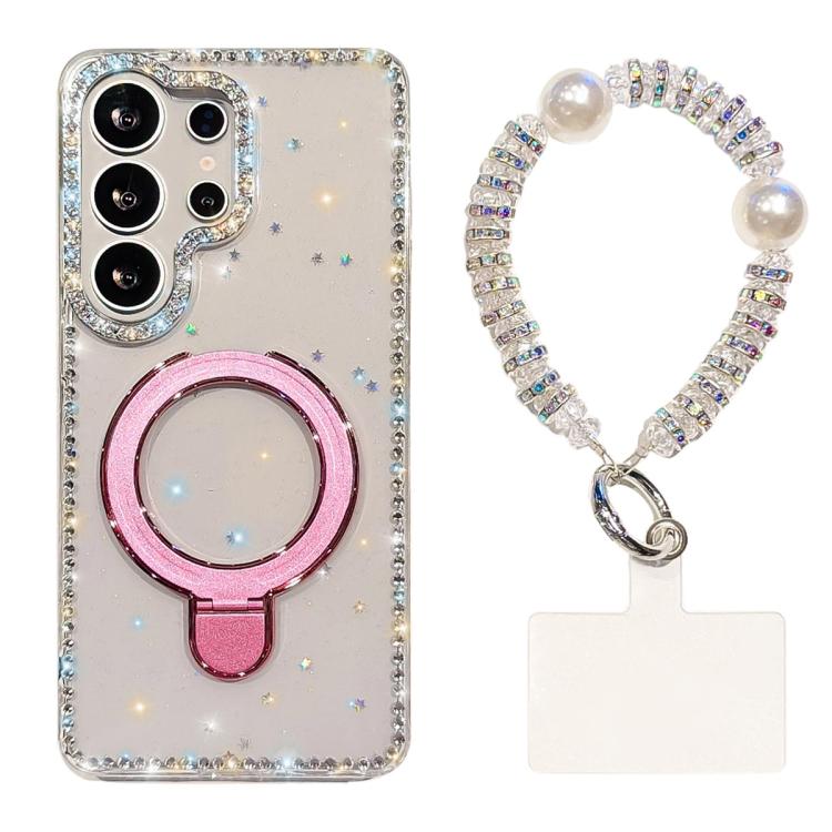 Custodia antiurto con bracciale e supporto magnetico per Samsung Galaxy S24 e