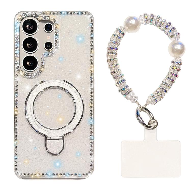 Custodia antiurto con bracciale e supporto magnetico per Samsung Galaxy S24 e