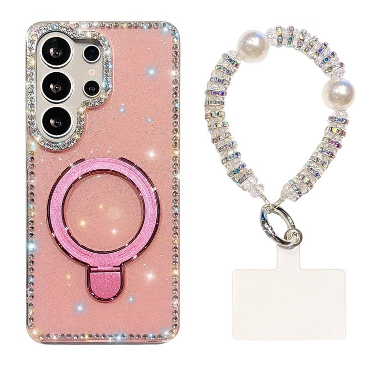 Custodia antiurto con bracciale e supporto magnetico per Samsung Galaxy S24 e