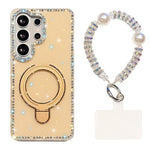 Custodia antiurto con bracciale e supporto magnetico per Samsung Galaxy S24 e