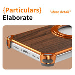 Custodia magnetica legno di noce per iPhone 17 Pro Max