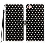 Custodia portafoglio in ecopelle con fibbia magnetica per iPhone