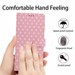 Custodia portafoglio in ecopelle con fibbia magnetica per iPhone