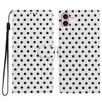 Custodia portafoglio in ecopelle con fibbia magnetica per iPhone